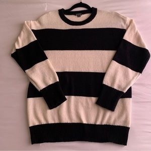 Women’s wild fable black and cream sweater